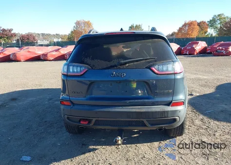 2019 Jeep Cherokee Trailhawk 4X4 z USA, uszkodzony, nr VIN 1C4PJMBX5KD420703